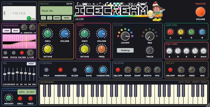 Icecream64: Free Lo-Fi Chiptune Synth Plugin by Dead Channel Audio