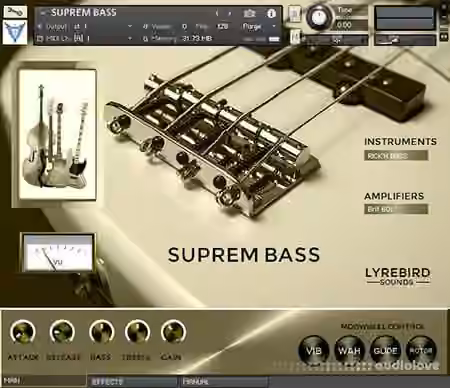 Lyrebird Sounds Suprem Bass [KONTAKT]
