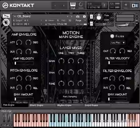 Paris Sampling Motion Cinematic Grooves [KONTAKT]