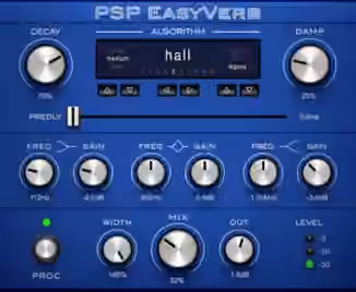 PSPaudioware PSP EasyVerb v2.0.1 [WiN]