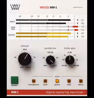 Softube Weiss MM-1 Mastering Maximizer v2.5.9 [WiN]